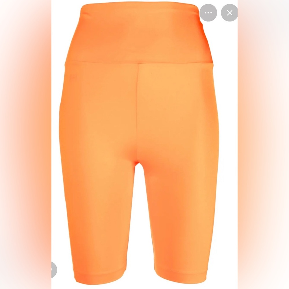 Wolford Orange Bike Shorts